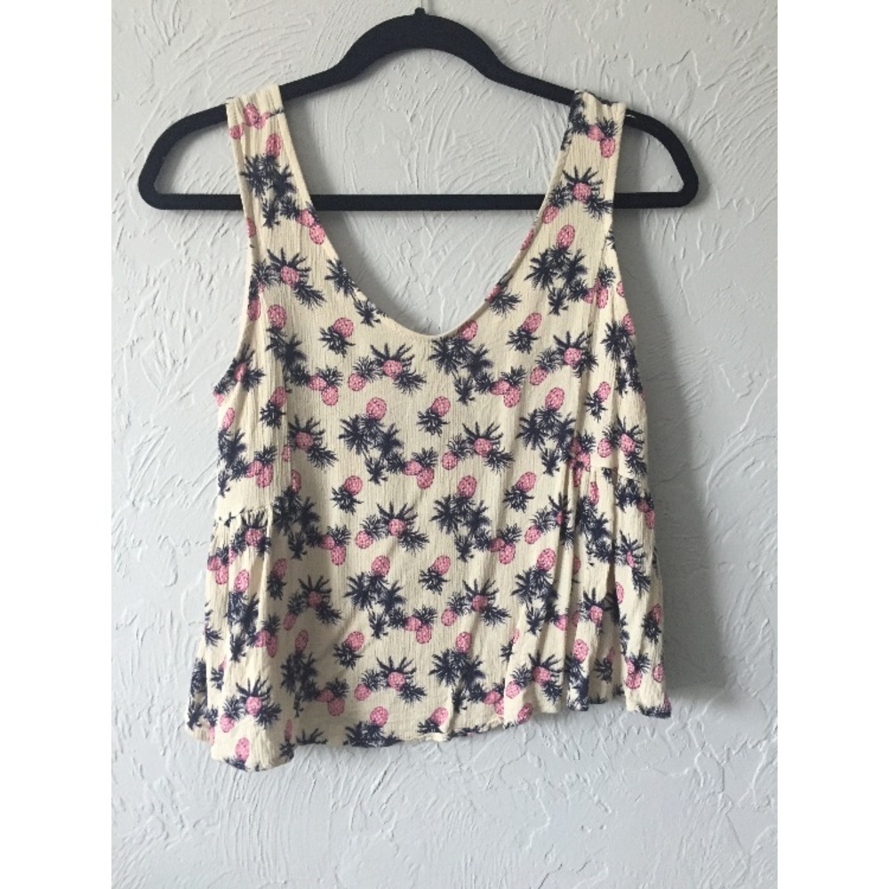Pink Pineapple Tank Top- Peach Royal